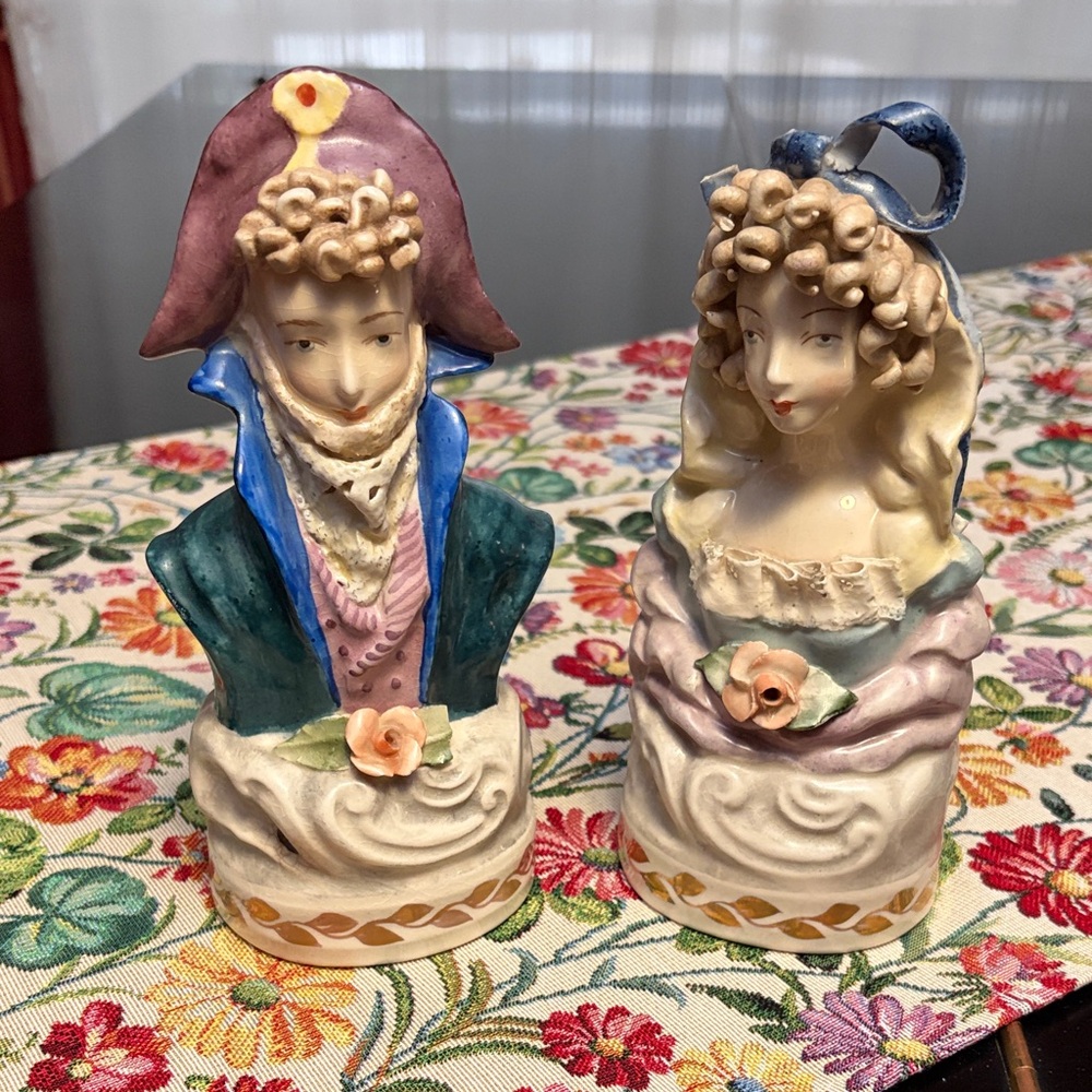 Vintage Cordey Porcelain Busts Pair